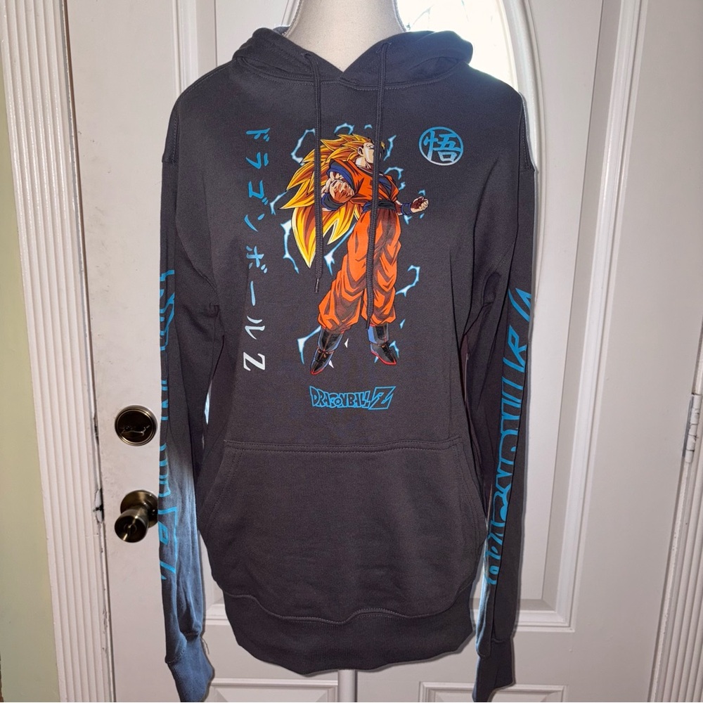 Men's Charcoal Dragon Ball Z Hoodie